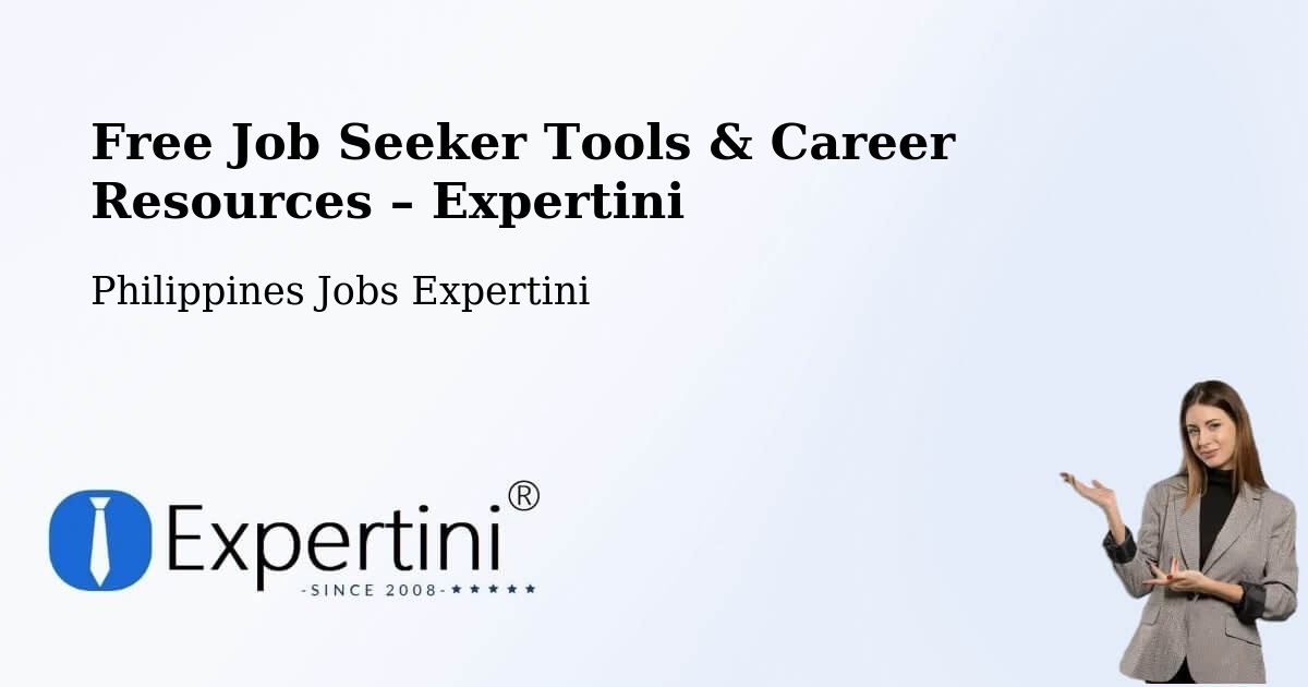 Free Job Seeker Tools & Career Resources – Mati - Mati, Philippines Jobs Expertini