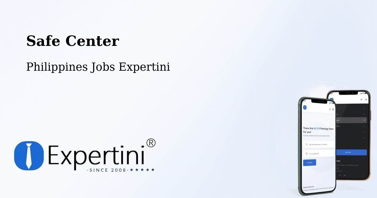 Safety Center – Mati - Philippines Jobs Expertini